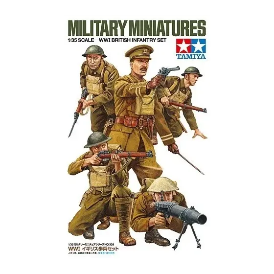 Model plastikowy Brytyjska piechota z I wojny światowej
