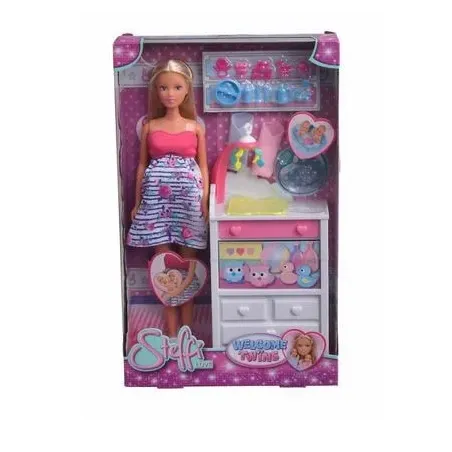 Lalka Steffi w ciąży bliźniaczej
