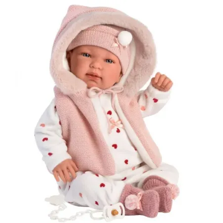 Lalka Bobas płaczący Tina 44 cm