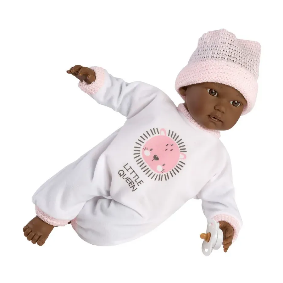 Lalka Bobas płaczący Cuca 30 cm z dźwiękami, płacze i mówi mama, papa