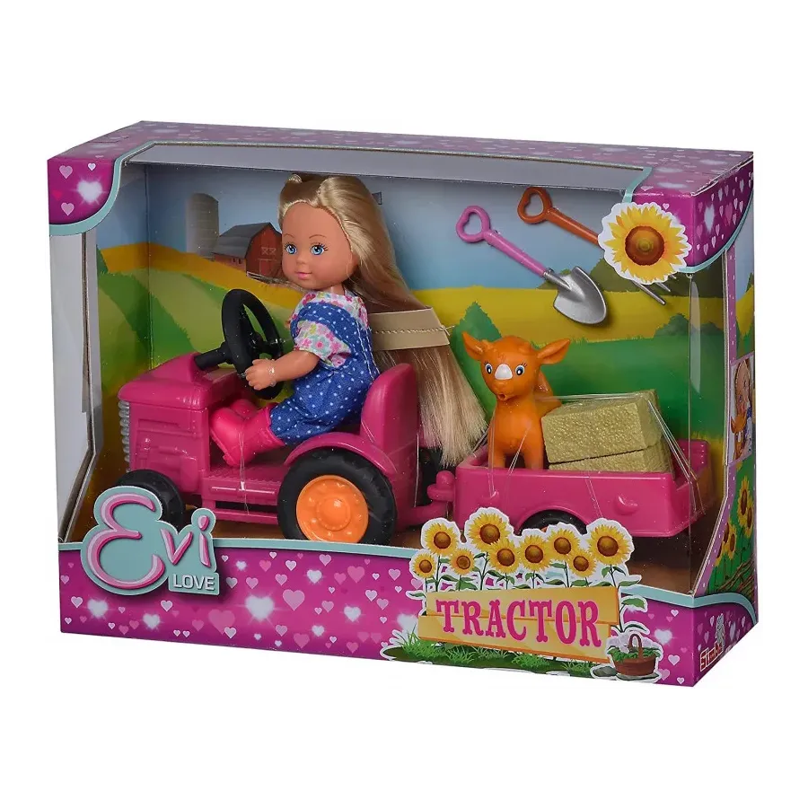 Lalka Evi Love Evi farmerka z traktorem