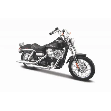 Model Motocykl Harley-Davidson 2006 Dyna Street Bob czarny 1/18