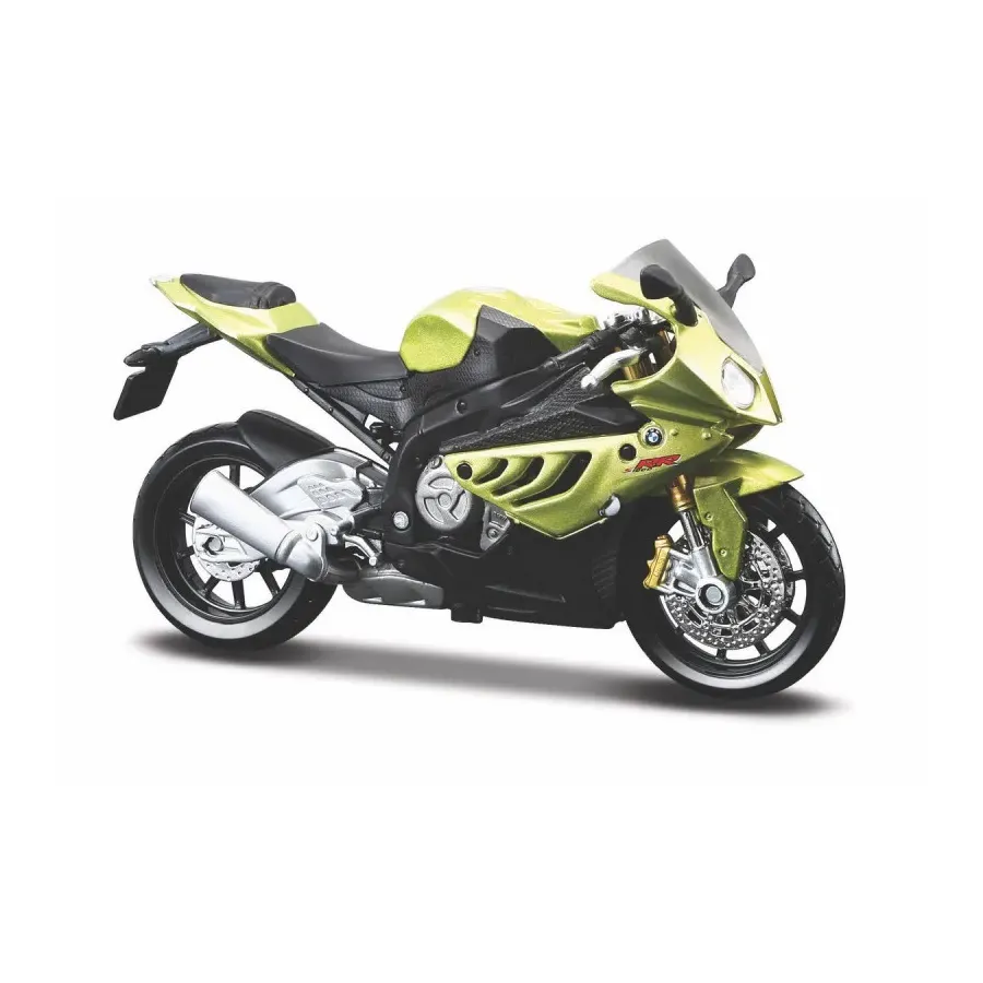 Model Motocykl BMW S 1000RR z podstawką 1/18