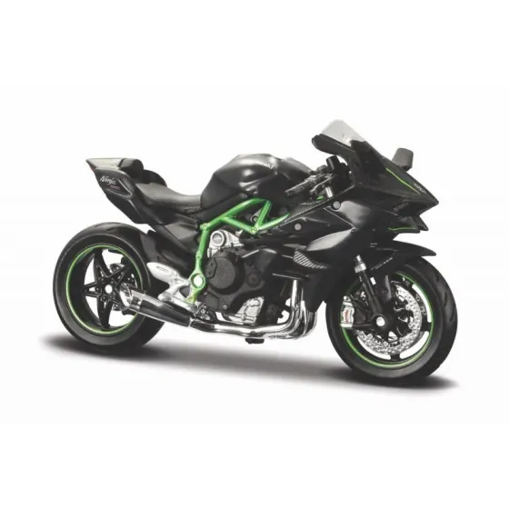 Model Motocykl Kawasaki Ninja H2 R z podstawką 1/18