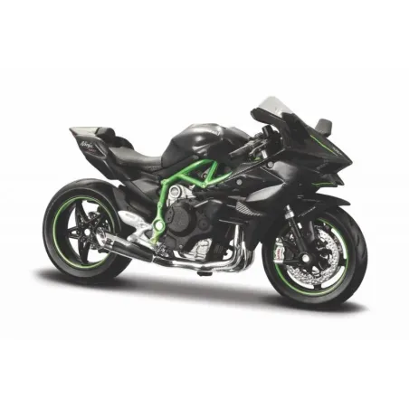 Model Motocykl Kawasaki Ninja H2 R z podstawką 1/18