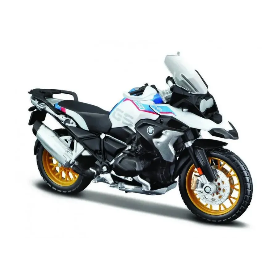 Model metalowy motocykl BMW R 1250 GS z podstawką 1/18
