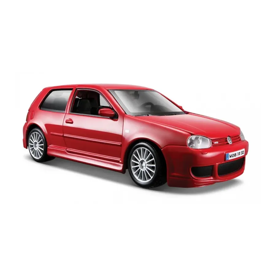 Model kompozytowy Volkswagen Golf R32 Grana 1/24 czerwony