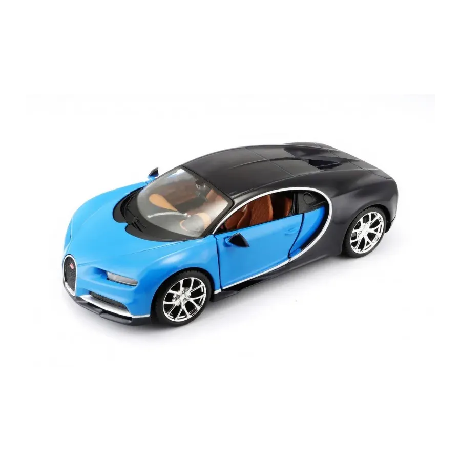Model kompozytowy Bugatti Chiron niebiesko-czarny
