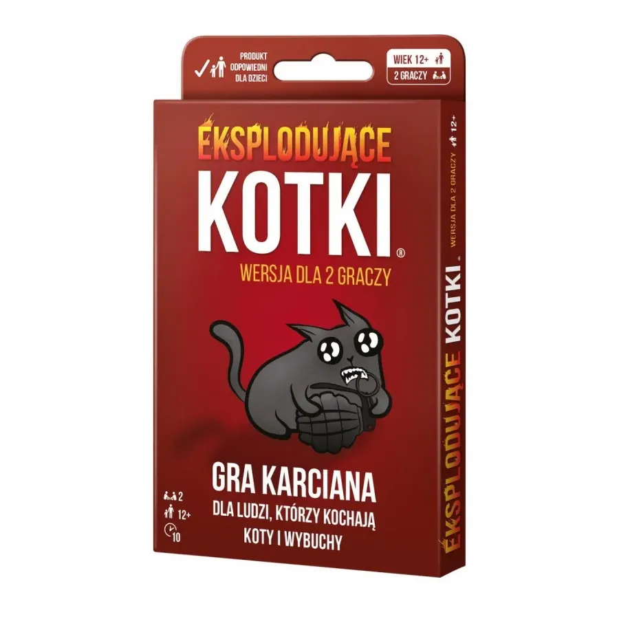Gra karciana Eksplodujace Kotki Wersja dla 2 graczy