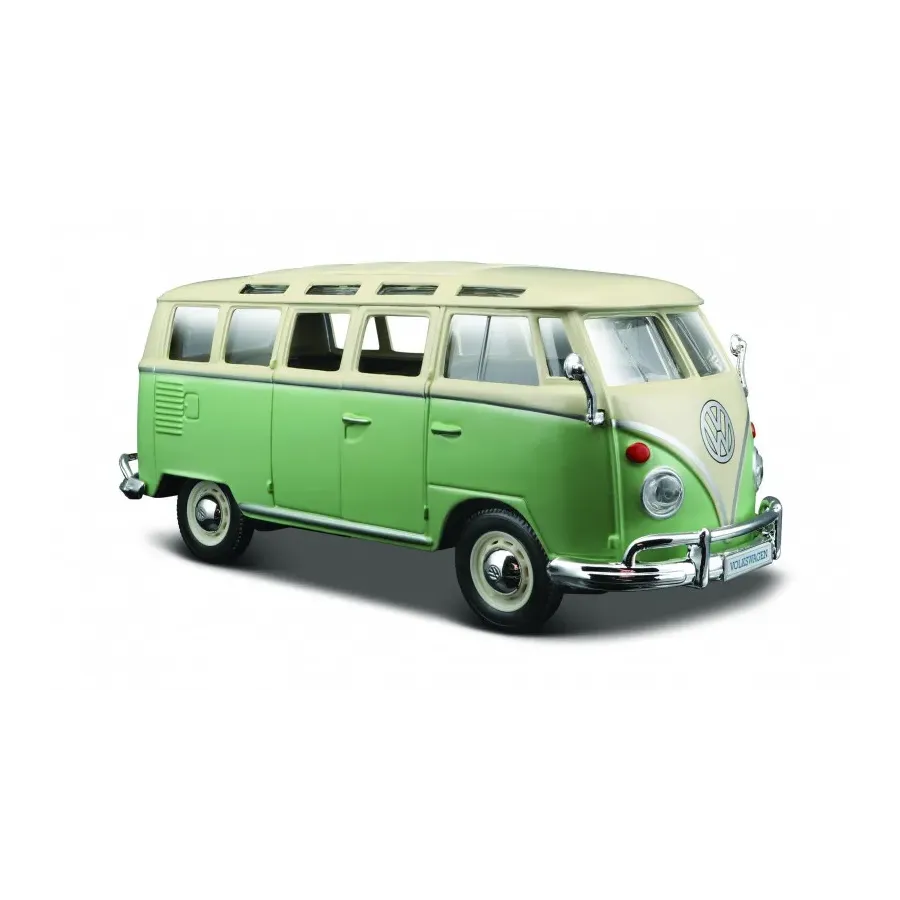 Model kompozytowy Volkswagen Van Samba beżowo-zielony