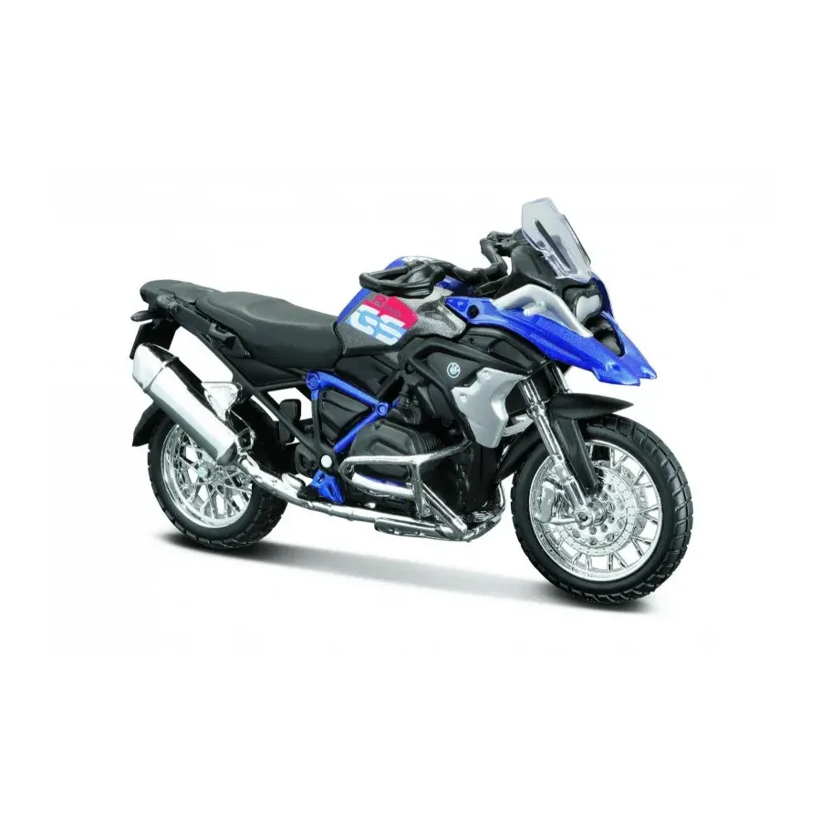 Model metalowy Motocykl BMW R 1200 GS 2017 1/18 z podstawką