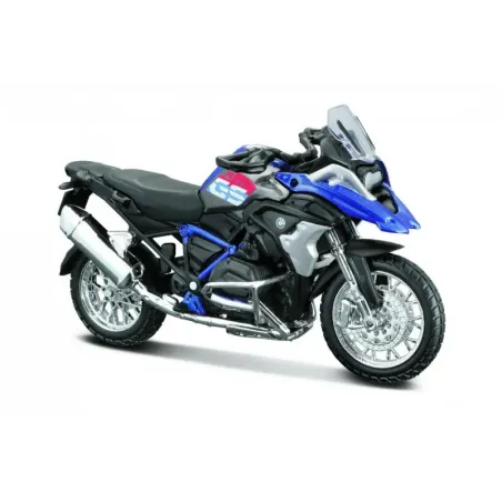 Model metalowy Motocykl BMW R 1200 GS 2017 1/18 z podstawką