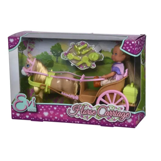 Lalka Evi Love w bryczce