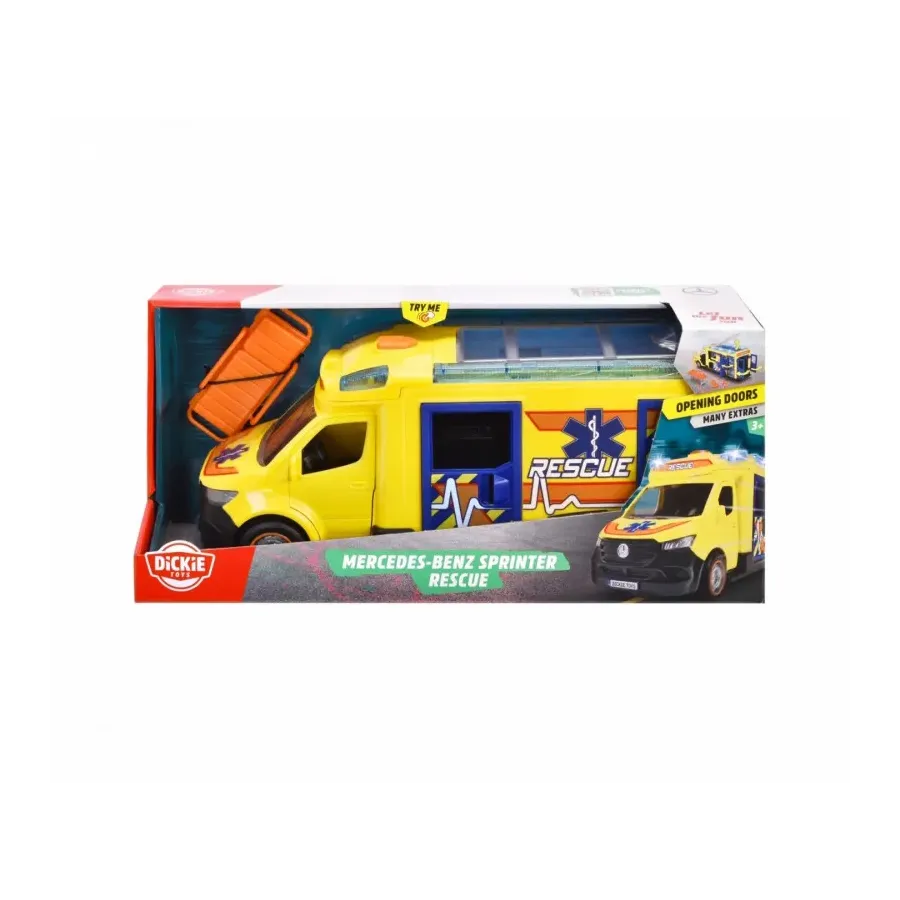Pojazd SOS Mercedes-Benz Ambulans 34,5 cm