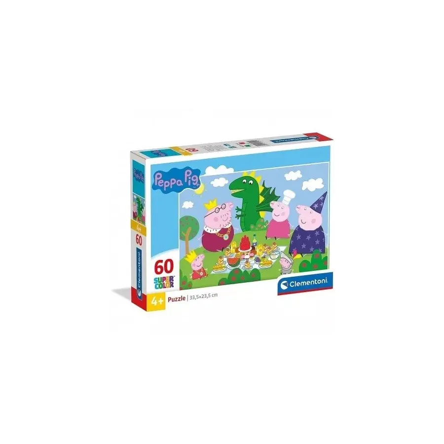 Puzzle 60 elementów Świnka Peppa