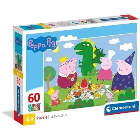 Puzzle 60 elementów Świnka Peppa