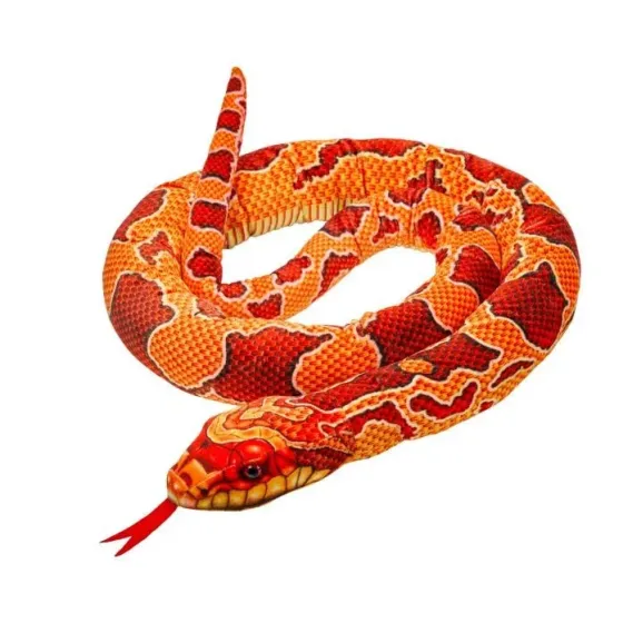 Maskotka Wąż czerwono-pomarańczowy 180cm