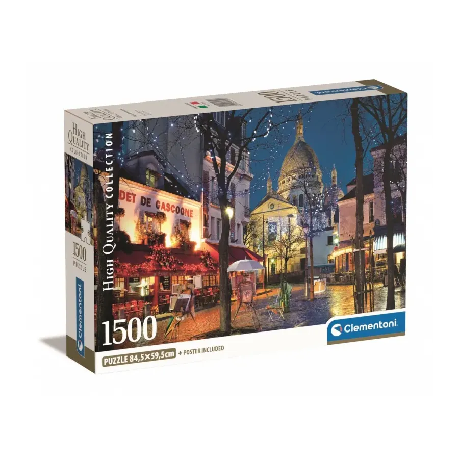 Puzzle 1500 elementów Compact Paris Montmarte