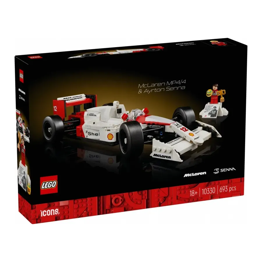 Klocki Icons 10330 McLaren MP4/4 i Ayrton Senna