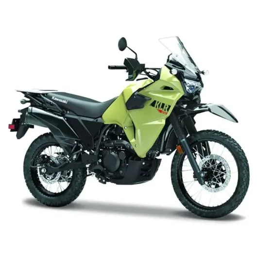 Model Kawasaki KLR 650 z podstawką 1/18