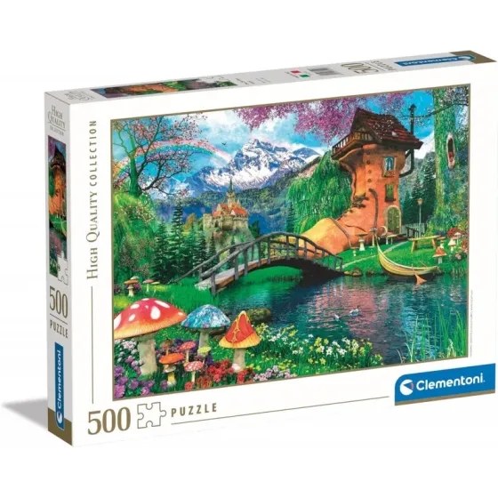 Puzzle 500 elementów High Quality The Old Shoe House