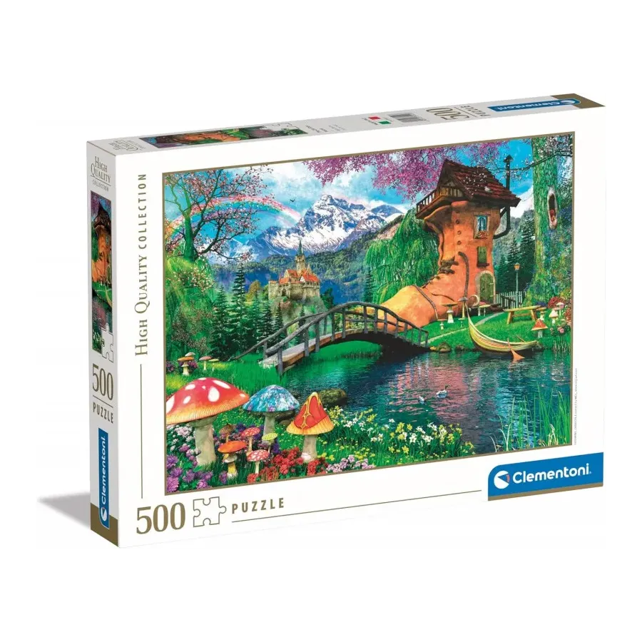 Puzzle 500 elementów High Quality The Old Shoe House