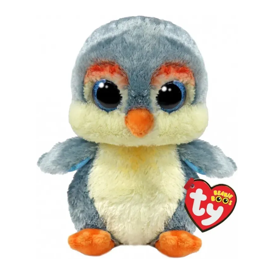 Maskotka TY Pingwin szary Fisher 15 cm