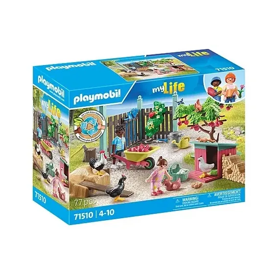 Zestaw figurek My Life 71510 Mała kurza ferma w ogródku Tiny House