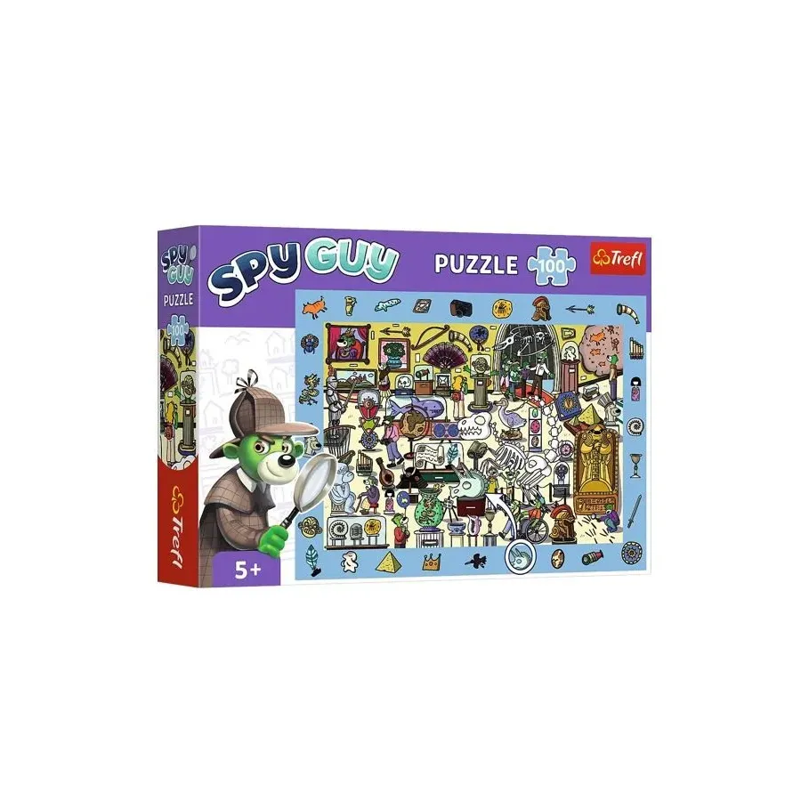 Puzzle 100 elementów Obserwacyjne Spy Guy Muzeum