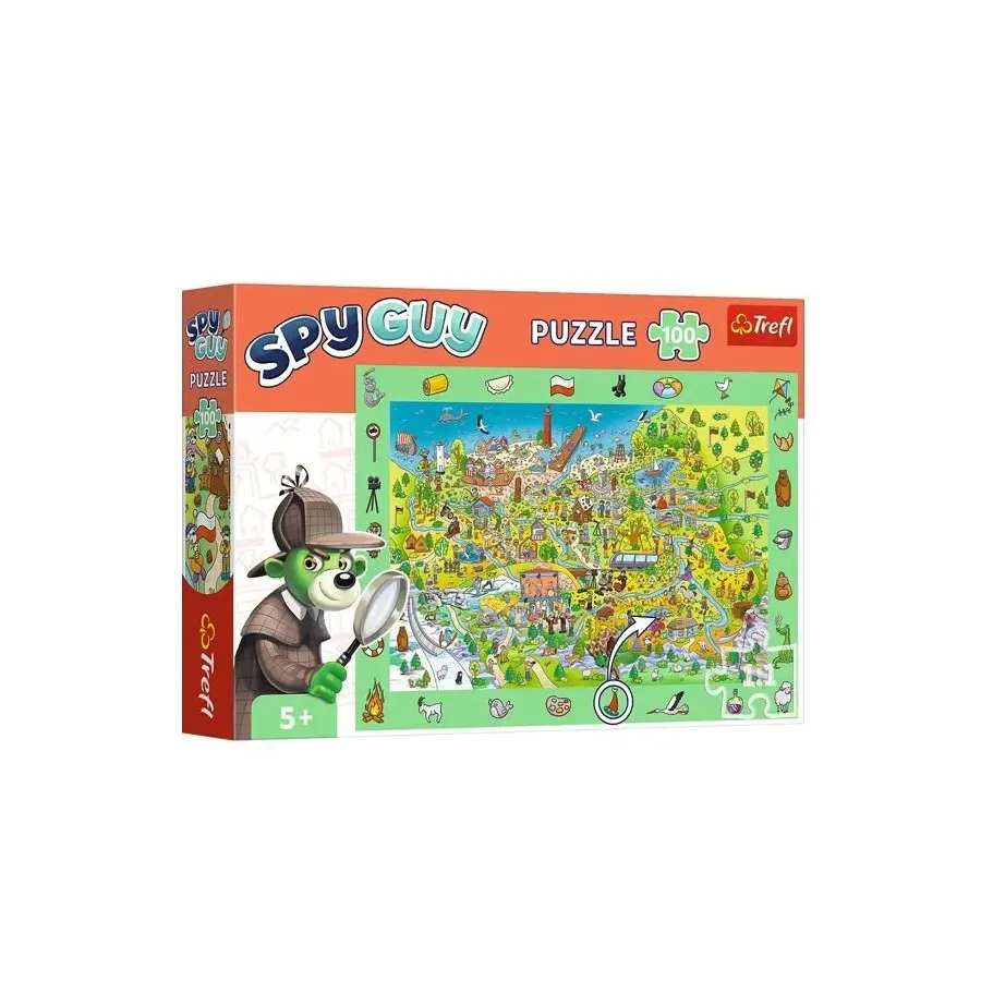 Puzzle 100 elementów Obserwacyjne Spy Guy Polska