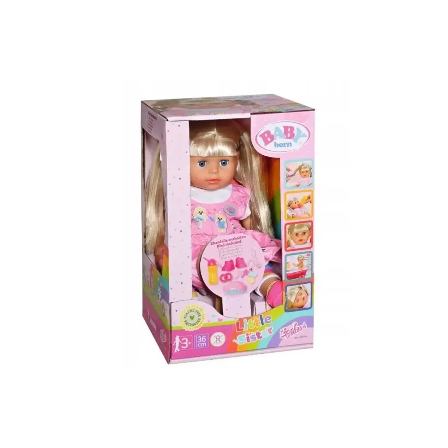 Baby Born Lalka Siostrzyczka Przedszkolak 36 cm