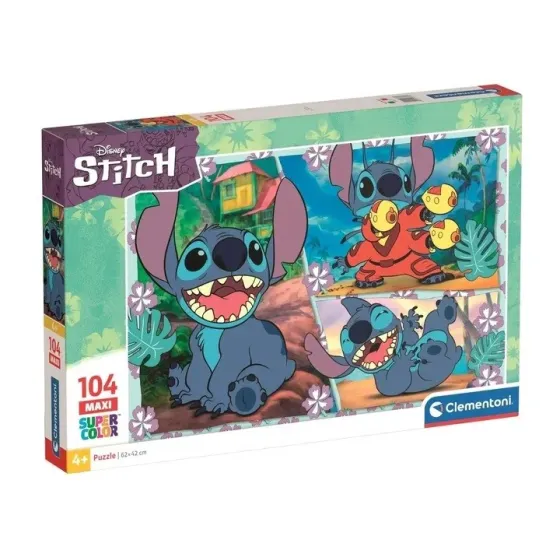 Puzzle 104 elementy Maxi Super Kolor Stitch