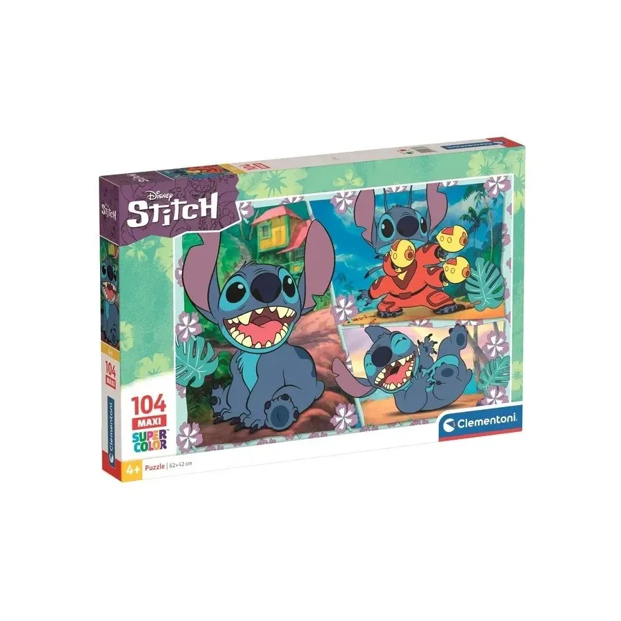 Puzzle 104 elementy Maxi Super Kolor Stitch