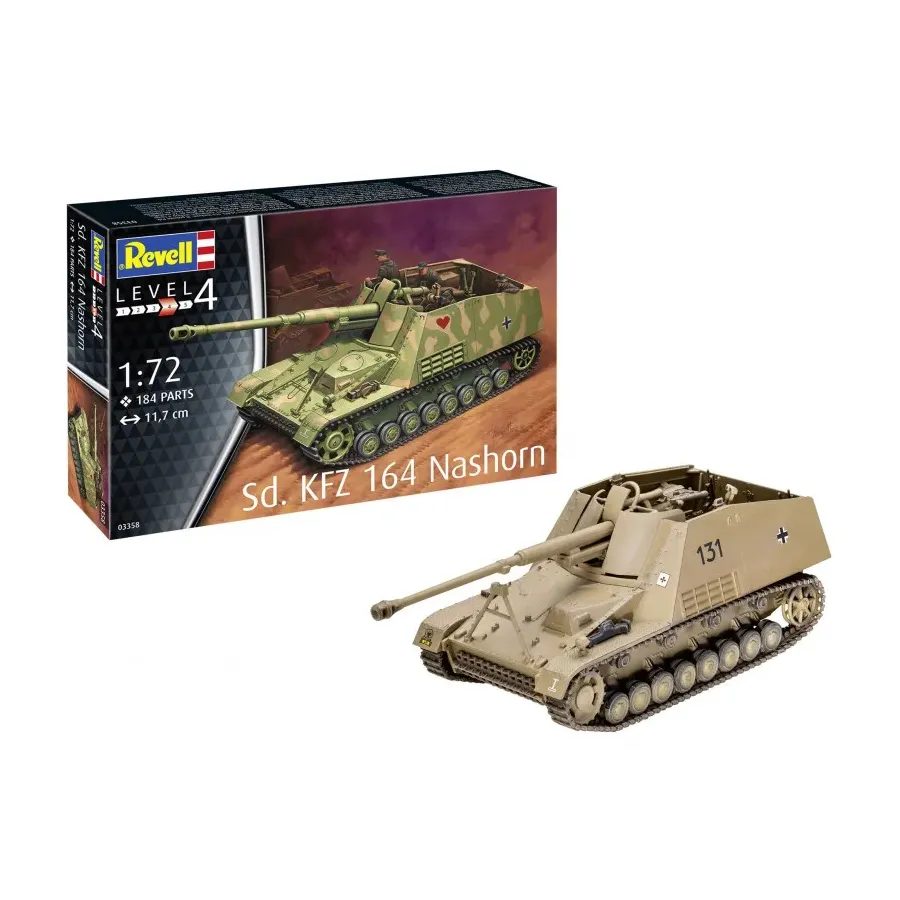 Model plastikowy Sd.Kfz. 164 Nashorn 1/72