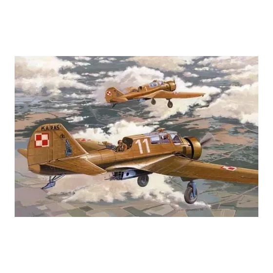 Model plastikowy PZL-23A Karas Early Version