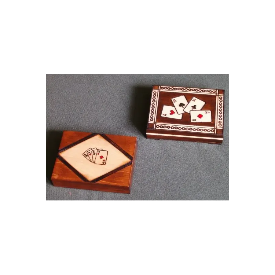 DREWNIANA KARCIARKA + KARTY