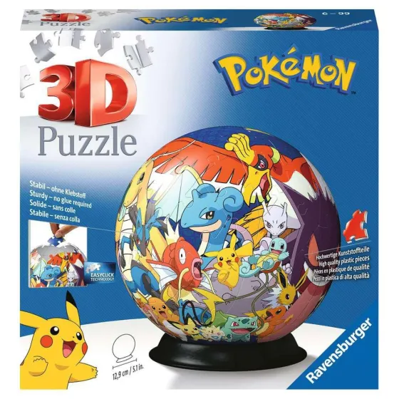 Puzzle Pokémon 3D  (73 elementów)