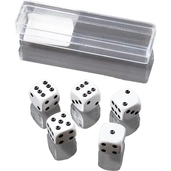 Kości do gry małe 5 sztuk