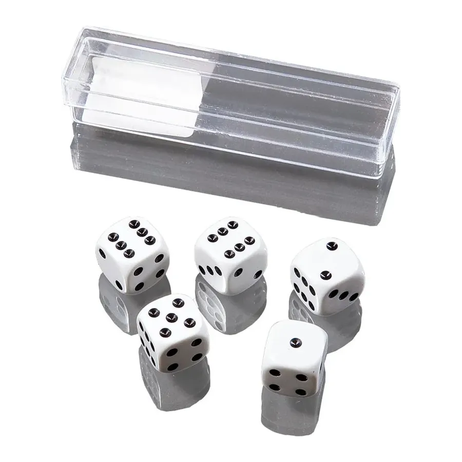 Kości do gry małe 5 sztuk