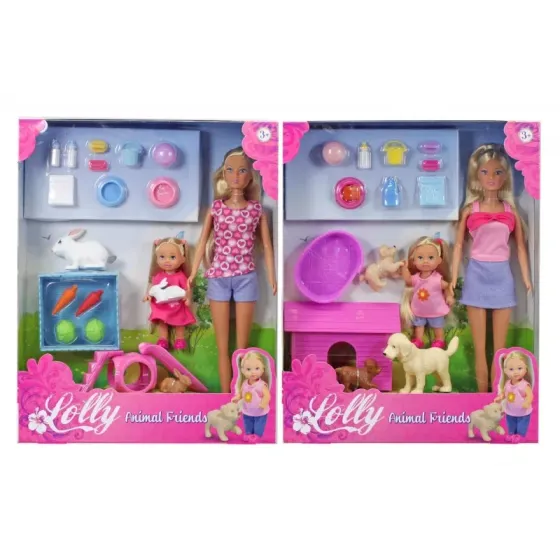 STEFFI i Evi ze zwierzątkami i akcesoriami