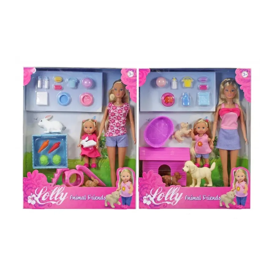 STEFFI i Evi ze zwierzątkami i akcesoriami