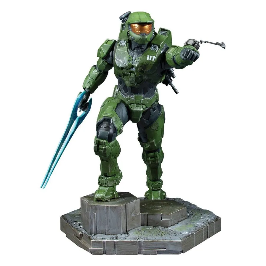 Halo Infinite PVC statuetka Master Chief & Grappleshot 26 cm
