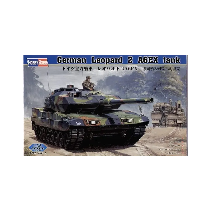 Model plastikowy German Tank Leopard 2 A6EX