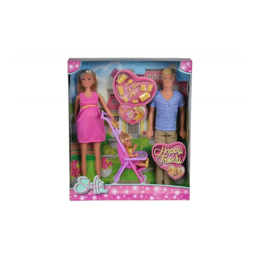 Lalka Steffi Love Zestaw szczęśliwa rodzina
