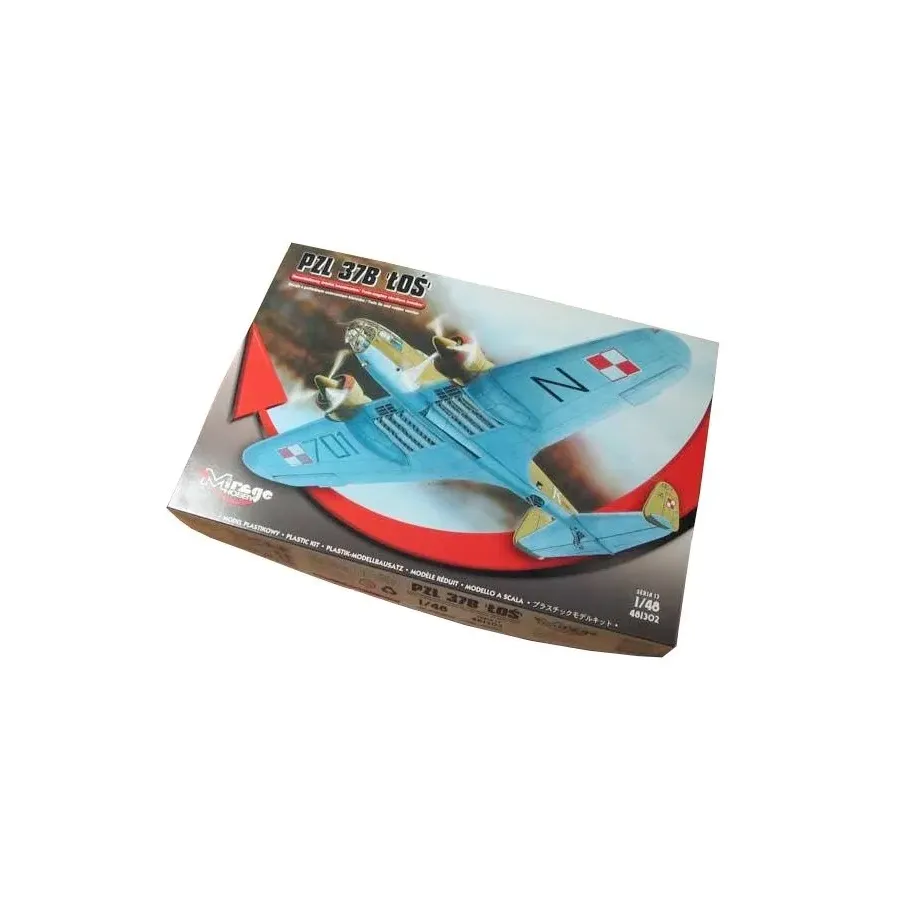 Model plastikowy PZL 37B Łoś Samolot Bombowy
