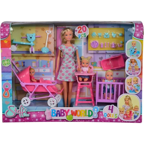 Lalka Steffi, dzieci w pokoju dziecięcym