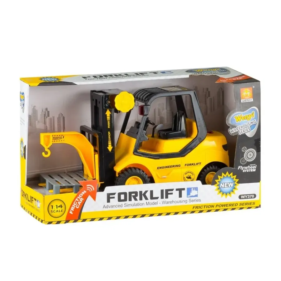 Pojazd wózek widłowy światło-dźwięk