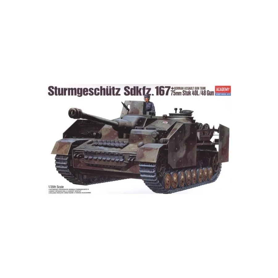 ACADEMY Sturmgeschutz Sd .Kfz.167 + 75mm