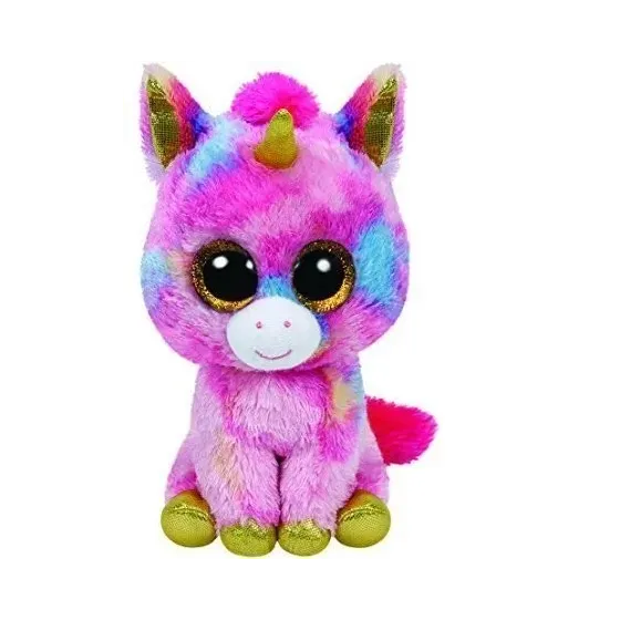 Maskotka Kolorowy jednorożec TY Beanie Boos Fantasia 15 cm