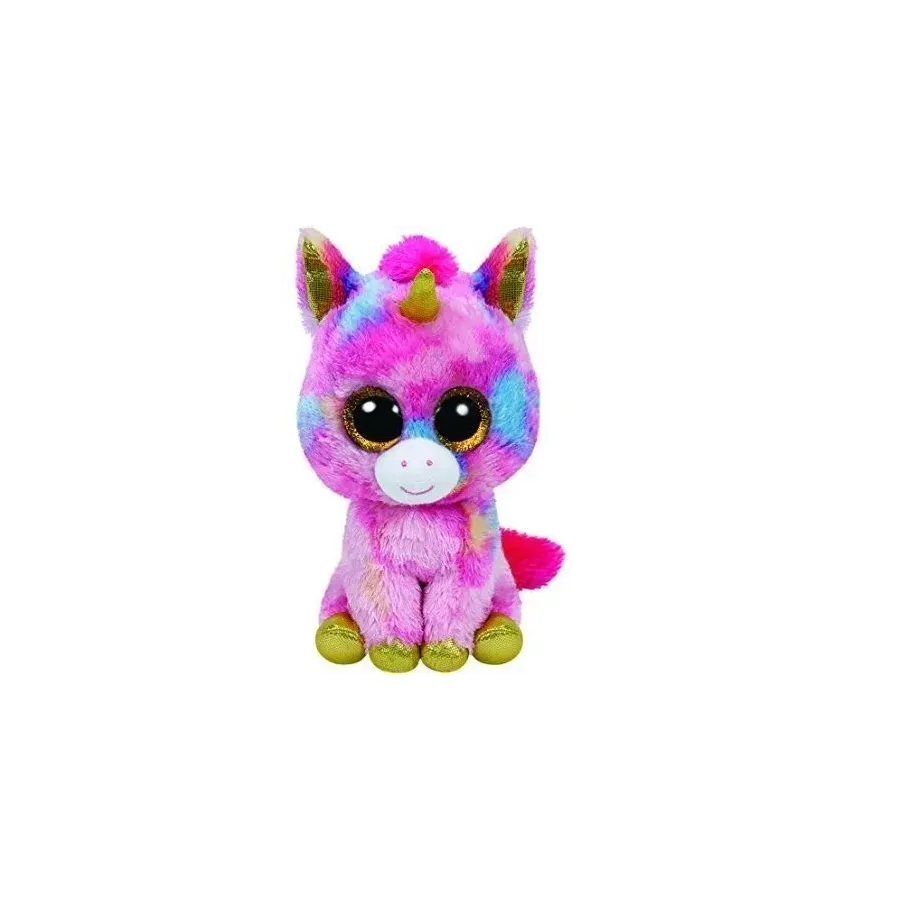 Maskotka Kolorowy jednorożec TY Beanie Boos Fantasia 15 cm